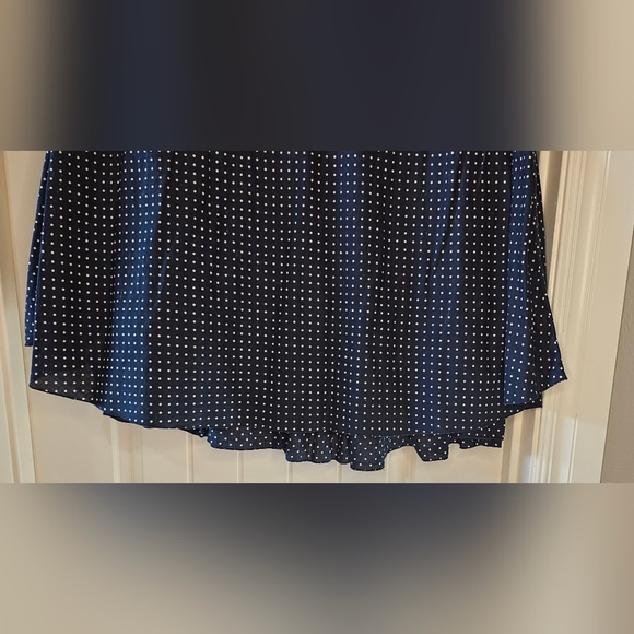 🌟SALE🌟 [GAP] Navy Blue & White Polka Dot Halter Top Midi/Maxi Dress 《10》 - Picture 5 of 16